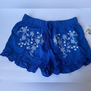 New Harmony + Havoc Shorts with Floral Embroidery size S